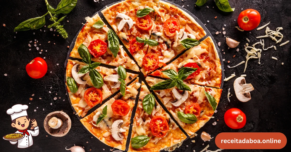 receita de pizza simples e rapida
