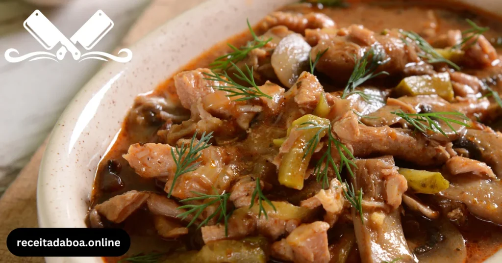 estrogonofe de carne light